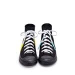White Silicone Shoelace with Yellow tips - Image 5