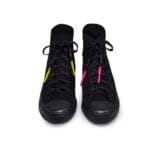 Black Silicone Shoelace with Pink tips - Image 4