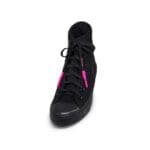 Black Silicone Shoelace with Pink tips - Image 3