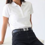 Black Classic Leather belt - Image 4