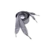 Black Checkered Shoelace - Image 2