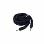 Black Fuzzy Shoelace