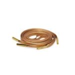 Golden Leather Shoelace