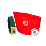 Green Elastic RB belt with golden buckle - Image 3