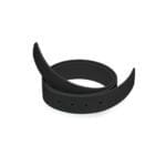Infinity Silicone belt strap - Black