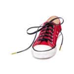 Black Leather Shoelace - Image 3