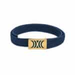 Navy Elastic RB belt with golden buckle - Image 4