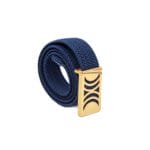 Navy Elastic RB belt with golden buckle - Image 5