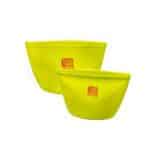 Neon Yellow Cosmetic bag L - Image 3