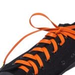 Orange Leather Shoelace - Image 4