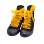 Orange Organza Ribbon Shoelace - Image 5