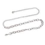 Silver Oval Charmlink chain belt - Image 5