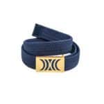 Navy Elastic RB belt with golden buckle