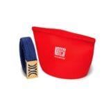 Navy Elastic RB belt with golden buckle - Image 2