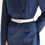 Silver Classic Leather belt - Image 4