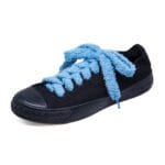 Sky Blue Fuzzy Shoelace - Image 4