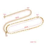 Golden Square Charmlink chain belt - Image 8