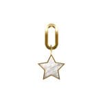 Golden Charm - Star/White