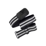 Elastic belt - Silver Stripes - Image 4