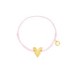 MIMO Bracelet with Heart Symbol - Golden