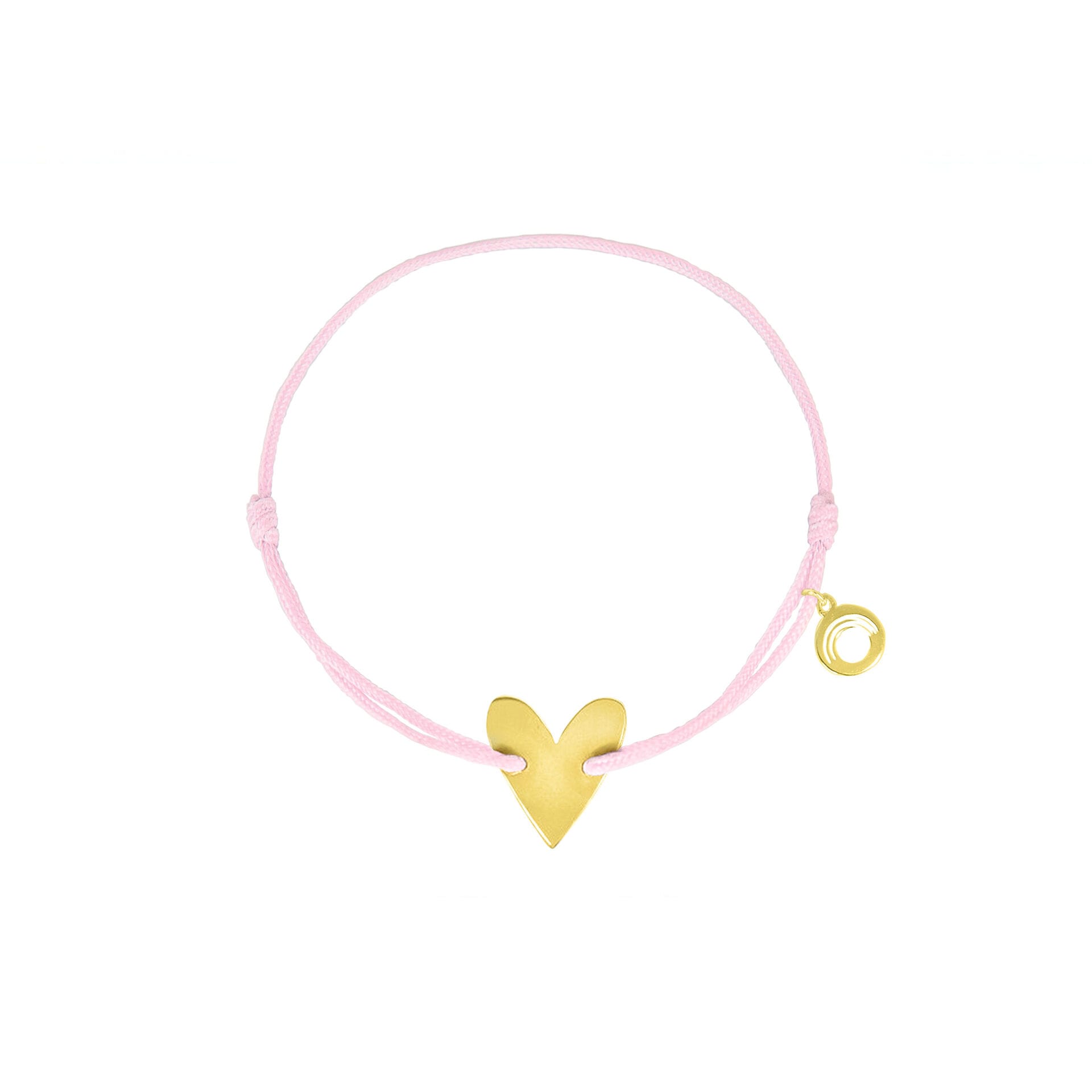 heartgold1 MIMO Bracelet with Heart Symbol - Golden - Image 1