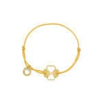 MIMO Bracelet with Luck Symbol - Golden