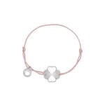 MIMO Bracelet with Luck Symbol - Silver