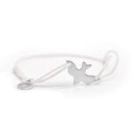 MIMO Bracelet with Peace Whisper Symbol - Silver - Image 3