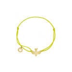 MIMO Bracelet with Peace Whisper Symbol - Golden