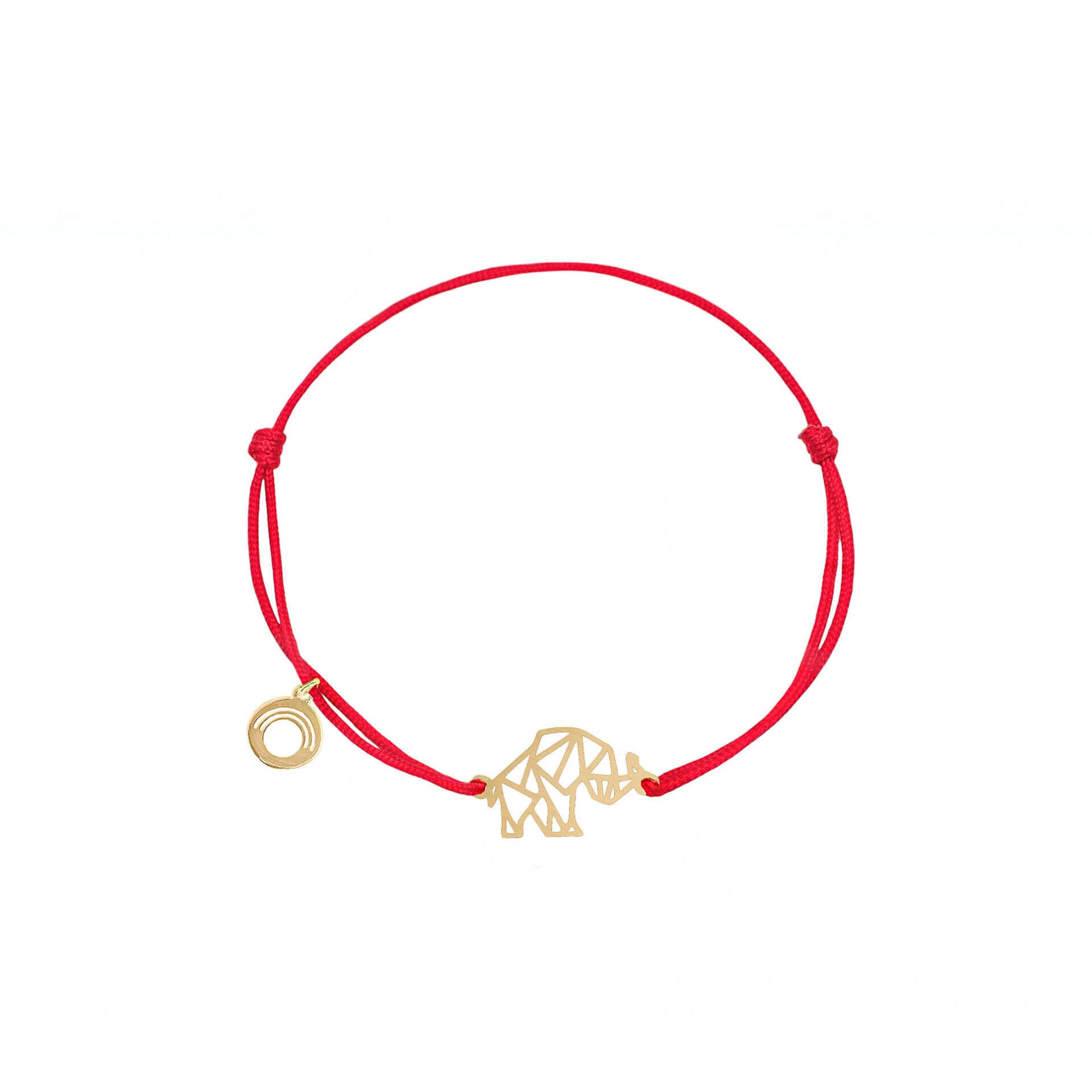 elephantgold1 MIMO Bracelet with The Keeper of Wealth Symbol - Golden - Image 1