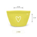 Butter Yellow Cosmetic bag L - Image 3