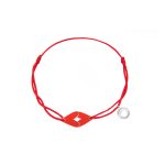 MIMO Bracelet with Kiss Symbol- Silver