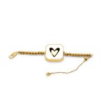 Bracelet with replaceable Lip Balm,brush and mirror - Image 3