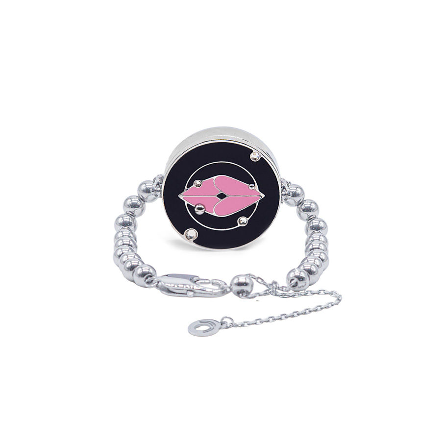 bluesilver44 Bracelet with replaceable Lip Balm and Mirror - Image 1