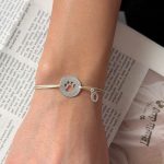 MIMO Bracelet with “Always with me” Symbol- Silver - Image 3