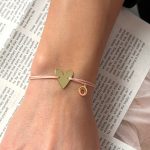 MIMO Bracelet with Heart Symbol - Golden - Image 3