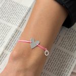 MIMO Bracelet with Heart Symbol - Silver - Image 3