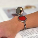 Bracelet with replaceable Lip Balm and Mirror - Image 4