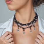 Black Square Charmlink chain belt - Image 5