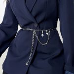 Silver Square Charmlink chain belt - Image 4