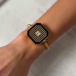 Bracelet with replaceable Lip Balm,brush and mirror - Image 2