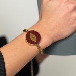 Bracelet with replaceable Lip Balm and Mirror - Image 3